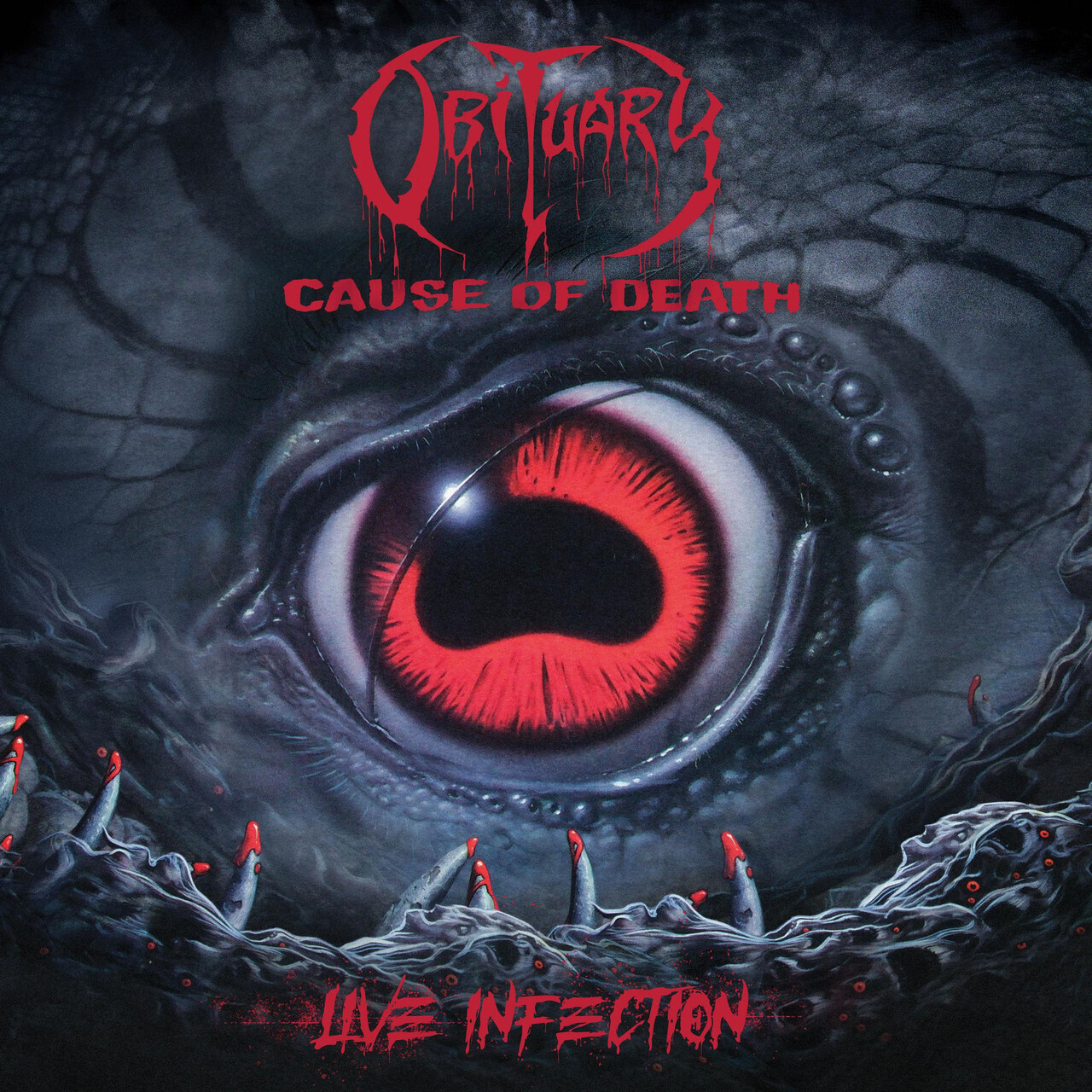 Obituary - Cause Of Death - Live Infection (Blood Red Vinyl) (2022)