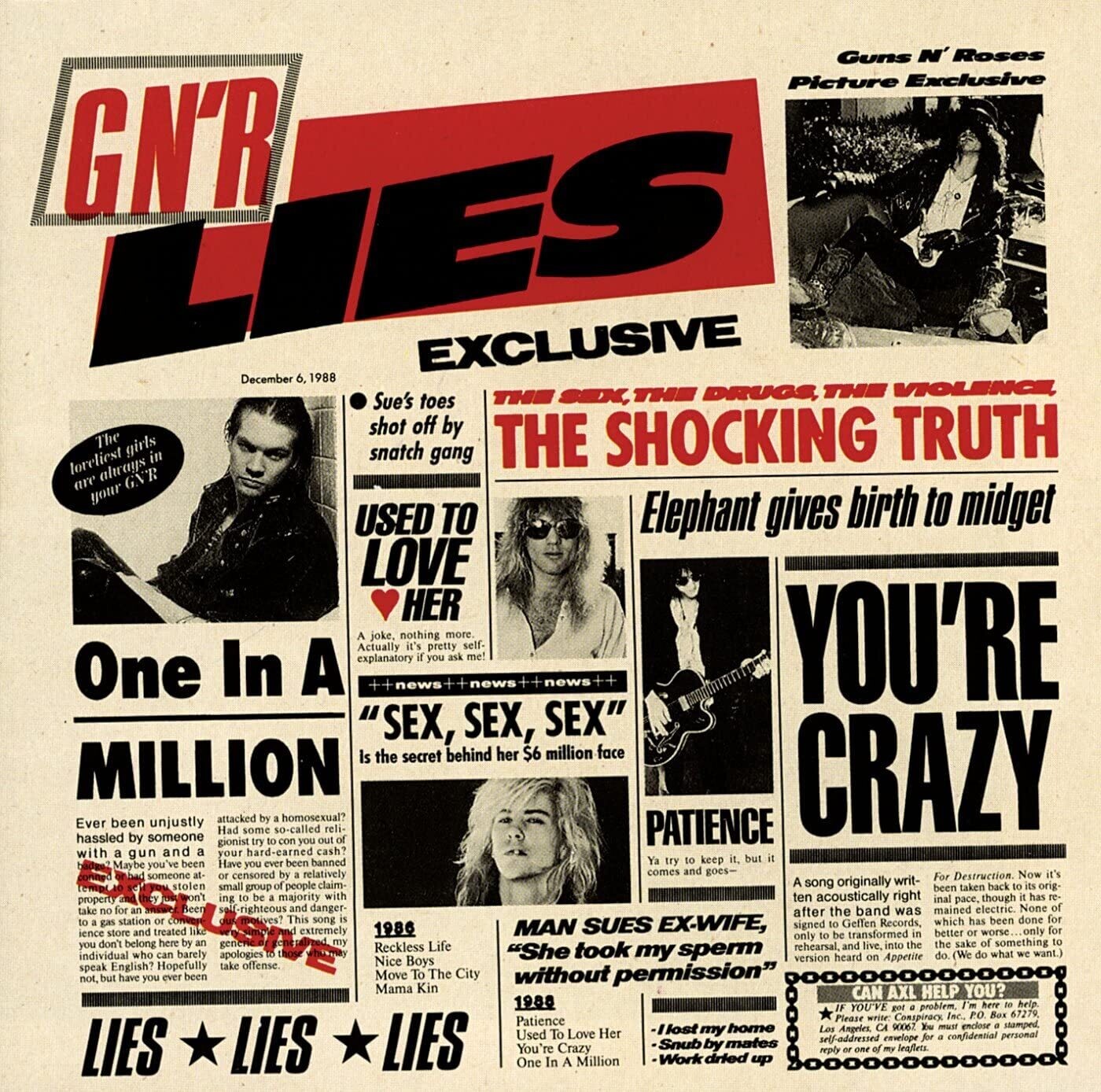 Guns N&#39; Roses - G N`R Lies (1988)