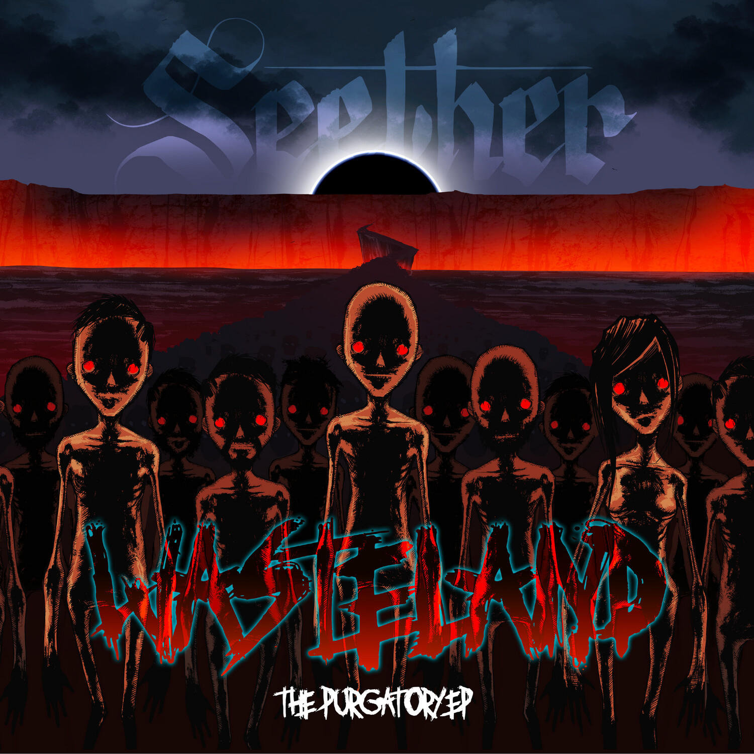 Seether - Wasteland - The Purgatory EP (Red &amp; Smoky Black Swirl Vinyl) (2021)