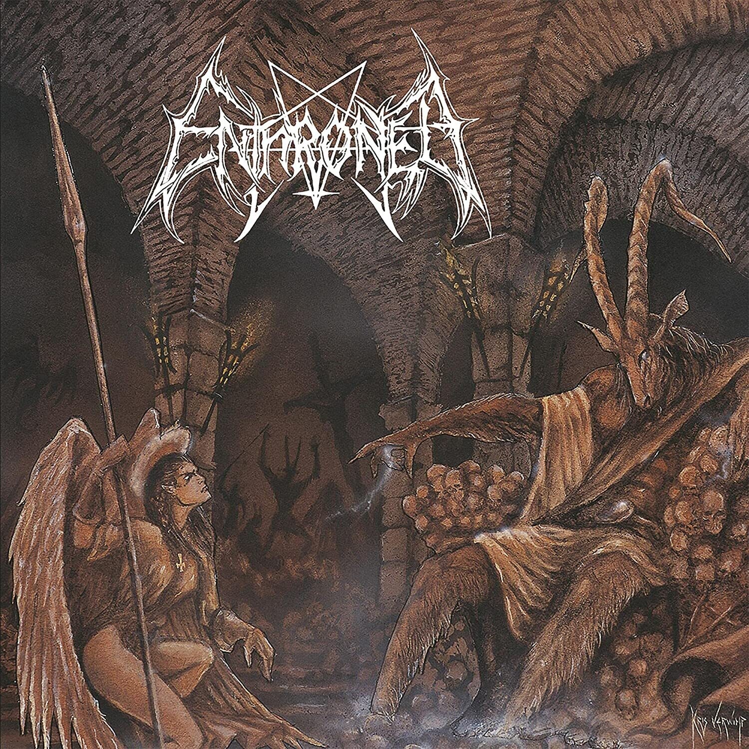 Enthroned - Towards The Skullthrone Of Satan (Coloured Vinyl) (1997)