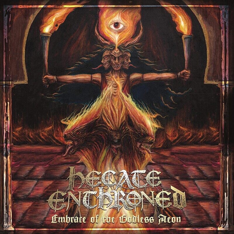 Hecate Enthroned - Embrace Of The Godless Aeon (Red Splatter Vinyl) (2019)