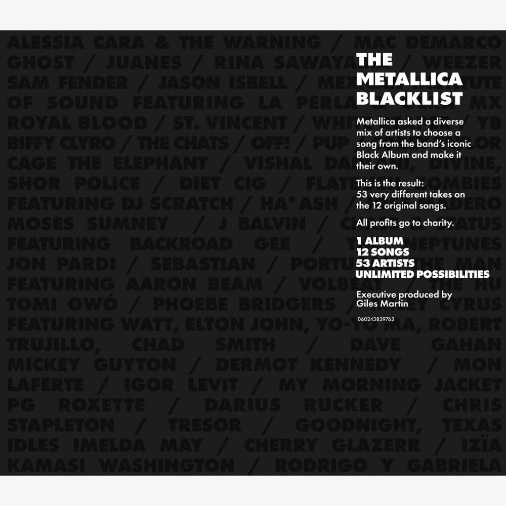 Metallica - The Metallica Black List (4CD Digipak) (2021)