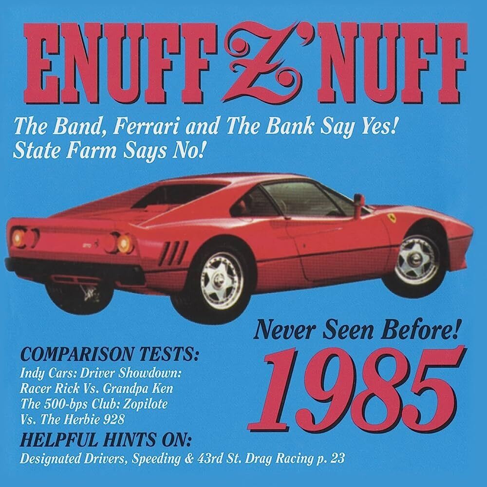 Enuff Z&#39;Nuff - 1985 (Blue &amp; Red Splatter) (1994)