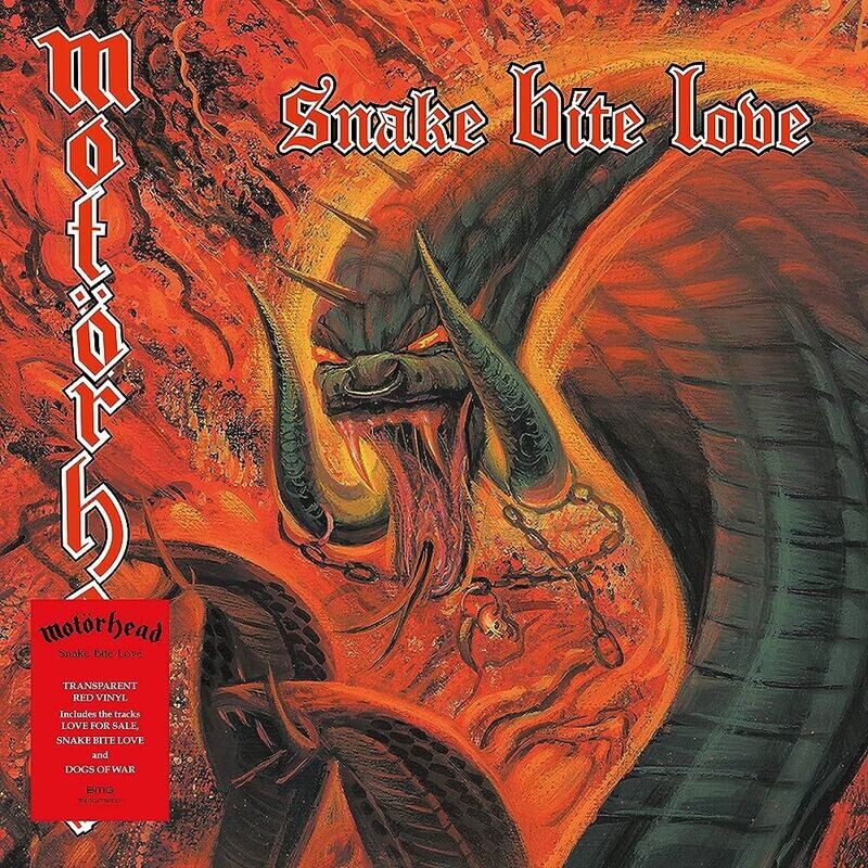 Motörhead – Snake Bite Love (Transparent Red Vinyl) (1998)