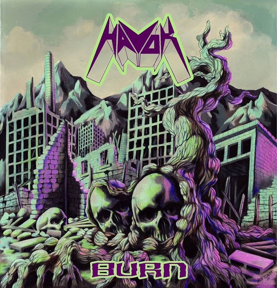 Havok - Burn (Turquoise with Black &amp; Purple Swirl Vinyl) (2009)