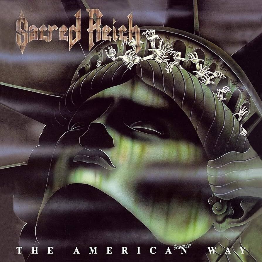 Sacred Reich – The American Way (Dark Green Black Marbled Vinyl) (1990)
