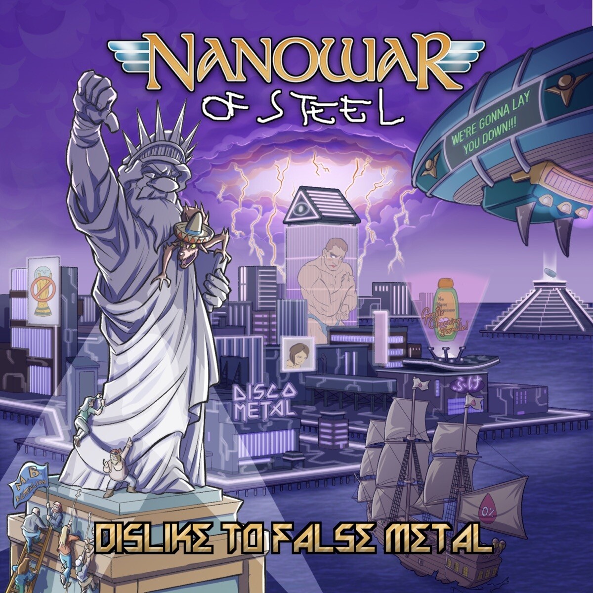Nanowar Of Steel – Dislike To False Metal (Purple Vinyl) (2023)