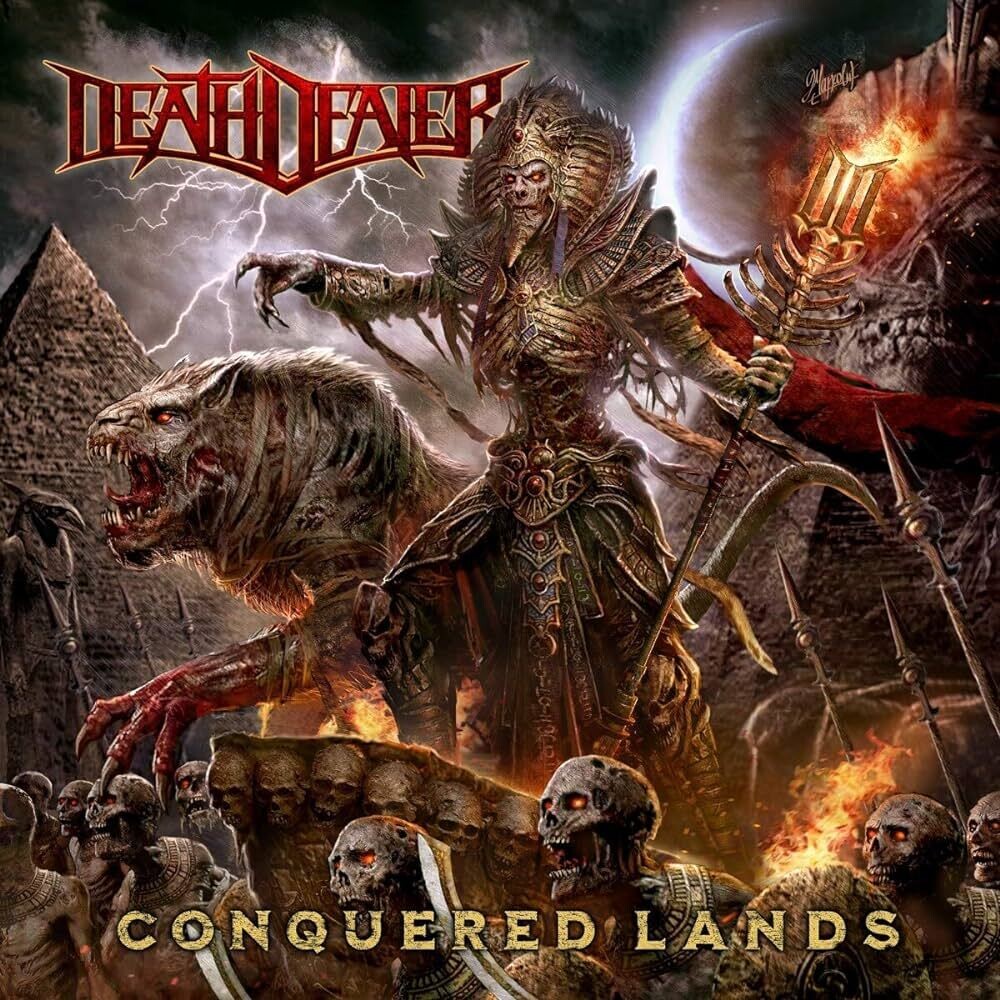Death Dealer – Conquered Lands (2LP Black &amp; White Splatter Vinyl) (2020)