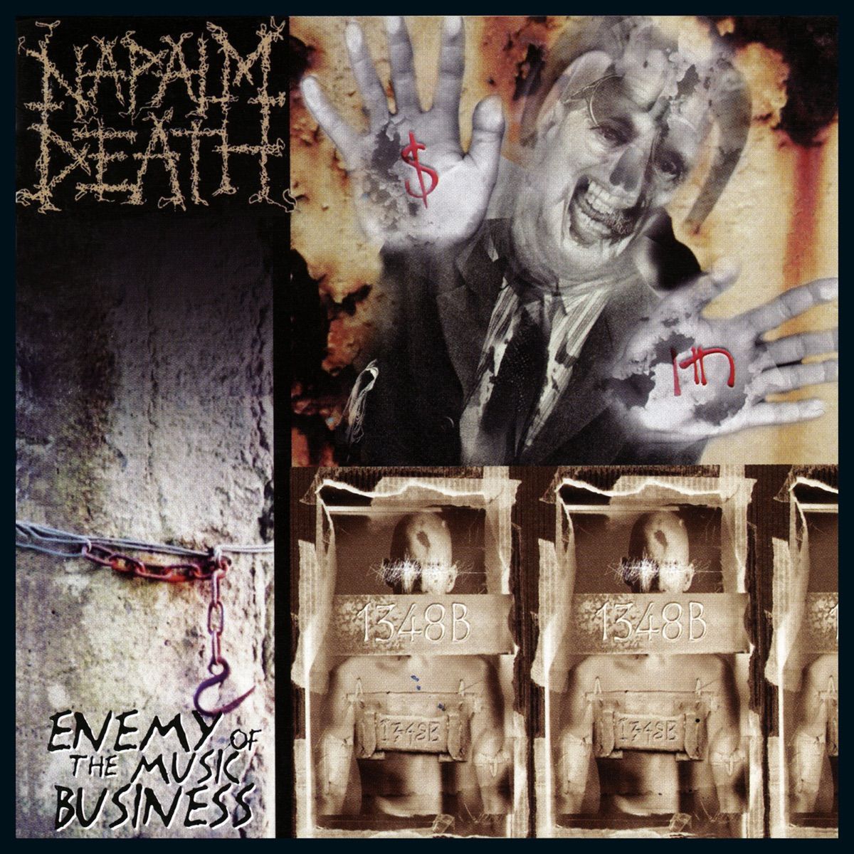 Napalm Death – Enemy Of The Music Business (Red Vinyl) (2000)
