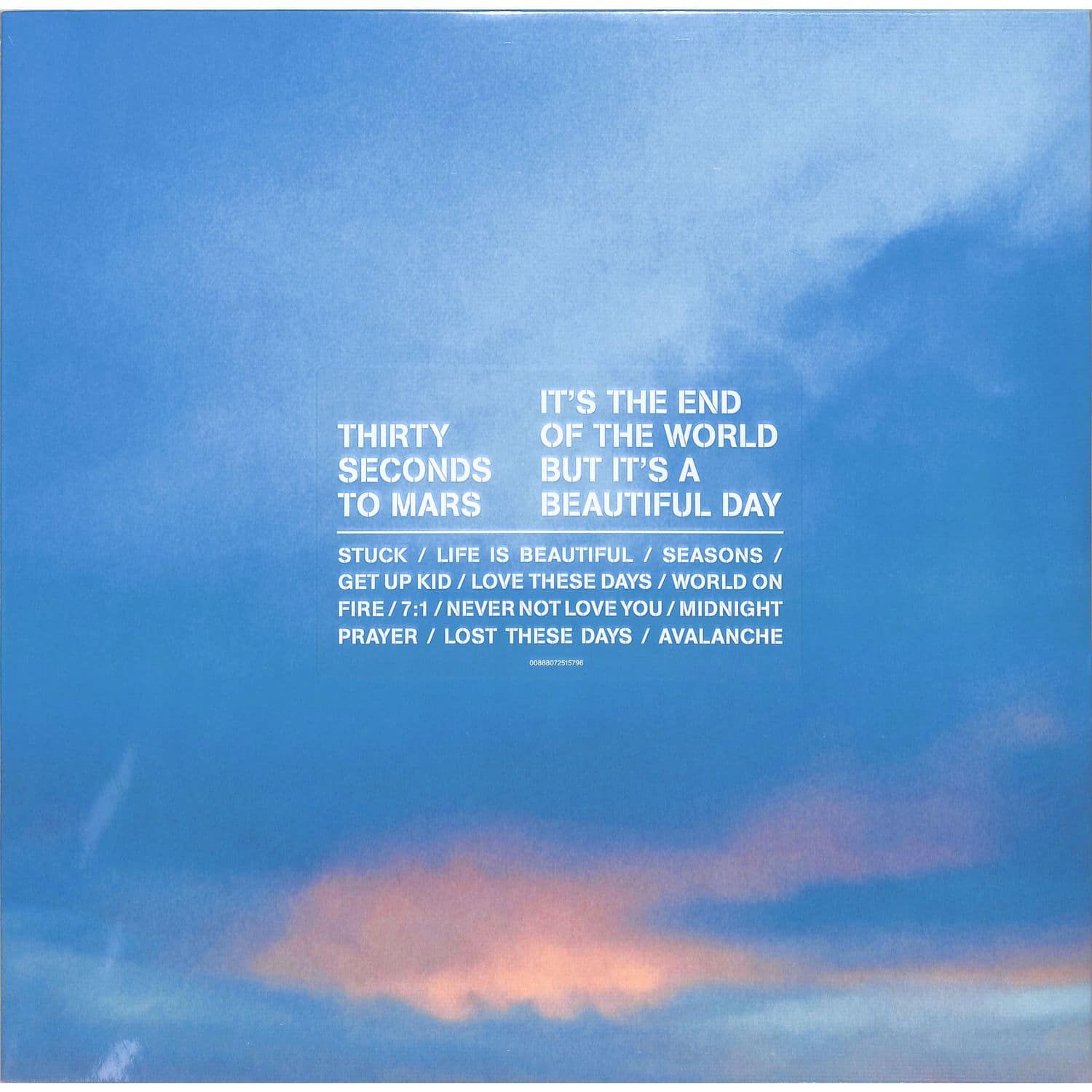 30 Seconds To Mars – It&#39;s The End Of The World But It&#39;s A Beautiful Day (Orange Opaque Vinyl) (2023)