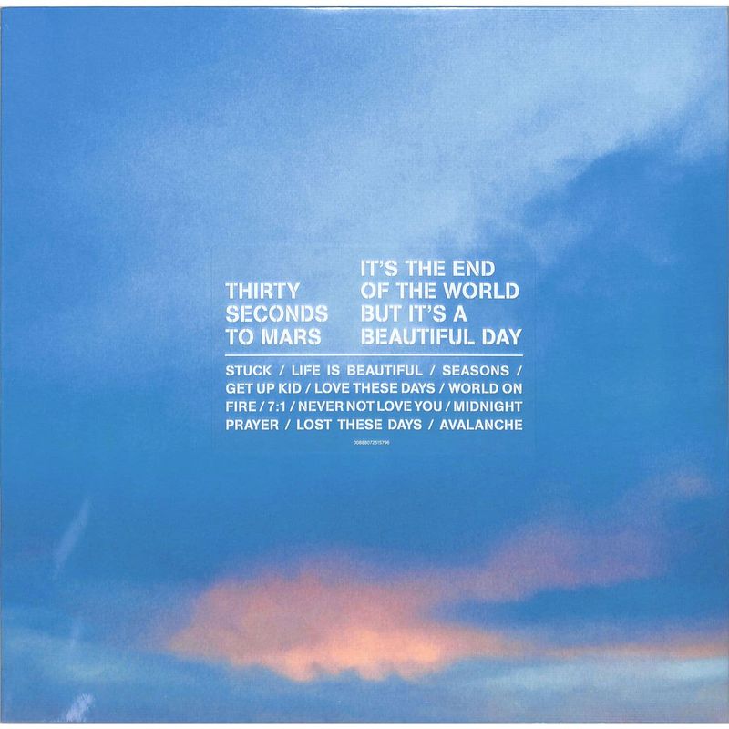 30 Seconds To Mars – It&#39;s The End Of The World But It&#39;s A Beautiful Day (Orange Opaque Vinyl) (2023)