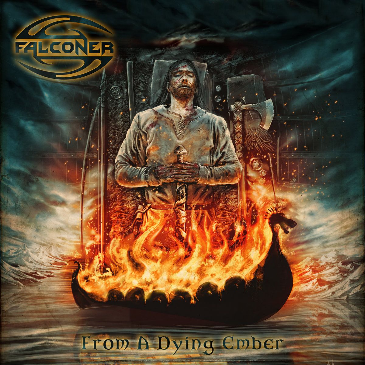 Falconer – From A Dying Ember (Light Grey Marbled Vinyl) (2020)