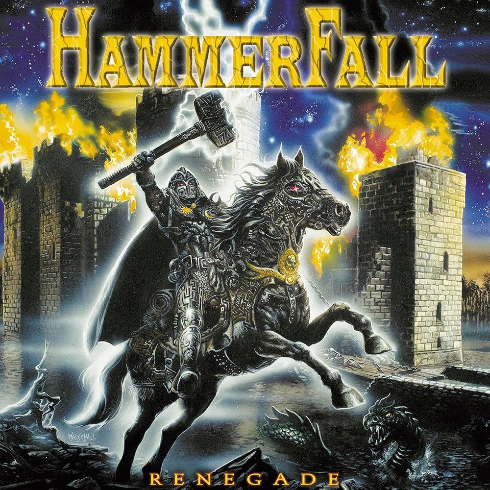 HammerFall – Renegade (Grey / White / Blue Splatter Vinyl) (2000)