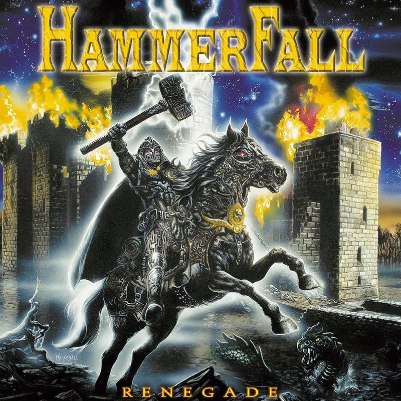 HammerFall – Renegade (Grey / White / Blue Splatter Vinyl) (2000)