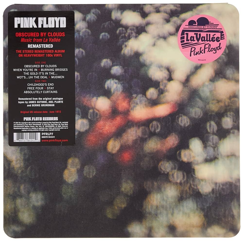 Pink Floyd – Obscured By Clouds (Remastered Black Vinyl) (1972)