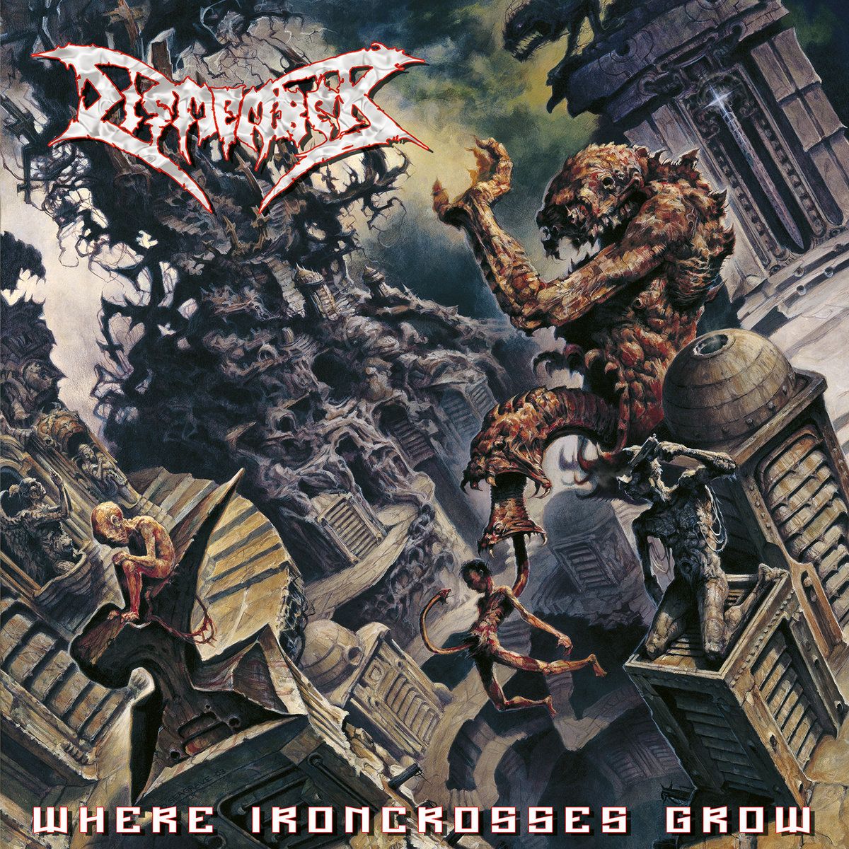 Dismember – Where Ironcrosses Grow (Sand Marbled Vinyl) (2004)