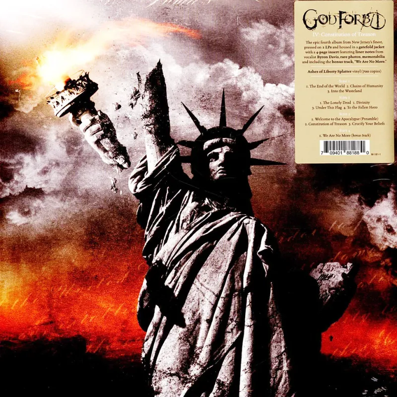 God Forbid – IV: Constitution Of Treason (2LP Ashes Of Liberty Splatter Vinyl) (2005)