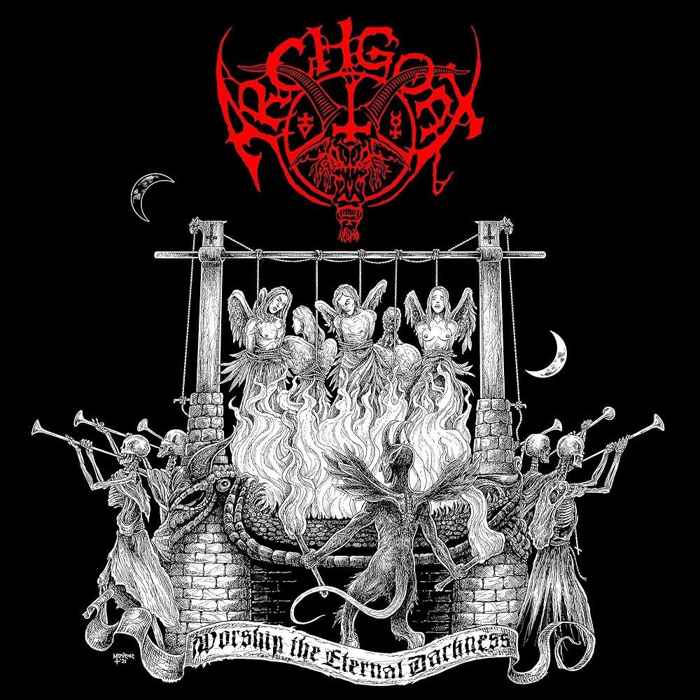 Archgoat – Worship The Eternal Darkness (Clear w/ Black &amp; Red Splatter Vinyl) (2021)
