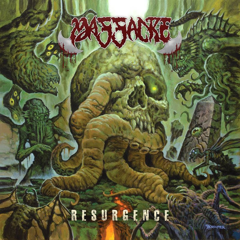 Massacre – Resurgence (Swamp Green in Beer with Black Splatter) (2021)