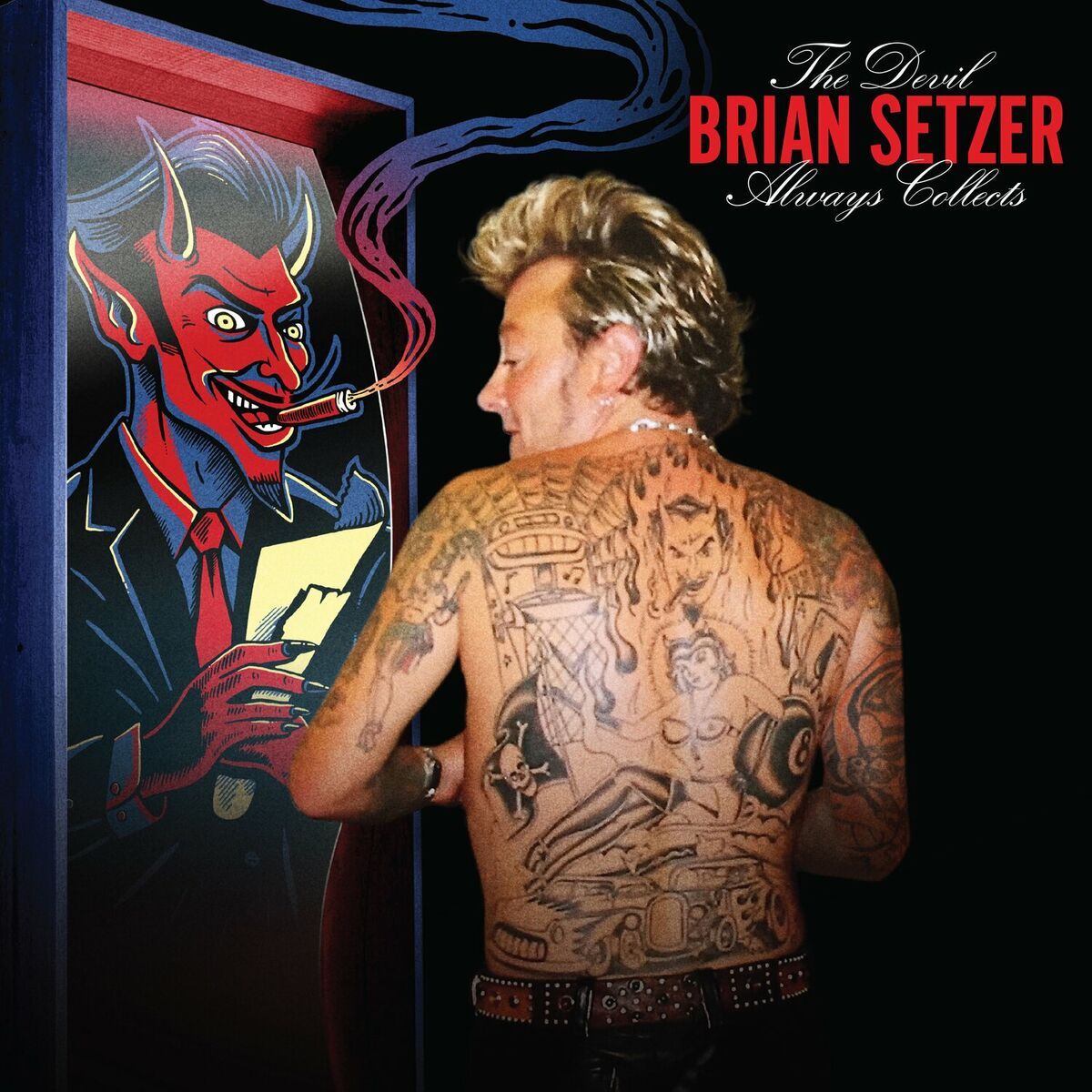 Brian Setzer – The Devil Always Collects (Red Translucent Vinyl) (2023)
