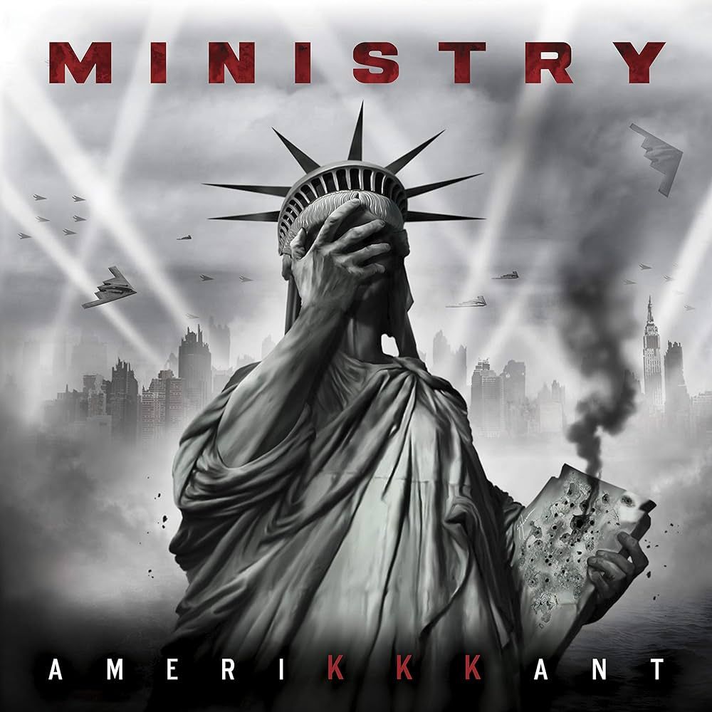 Ministry – Amerikkkant (Grey with Black &amp; White Splatter Vinyl) (2018)