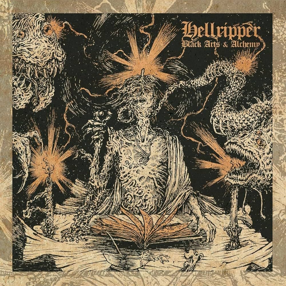Hellripper – Black Arts &amp; Alchemy (Orange Vinyl) (2019)