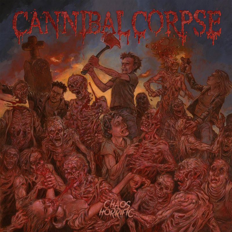 Cannibal Corpse – Chaos Horrific (Orange Marble Vinyl) (2023)
