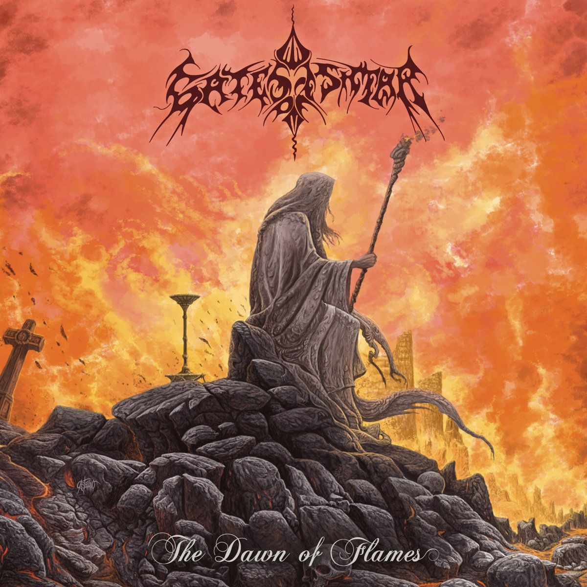 Gates Of Ishtar – The Dawn Of Flames (Remastered Orange Crush/Black Marble Vinyl) (1997)