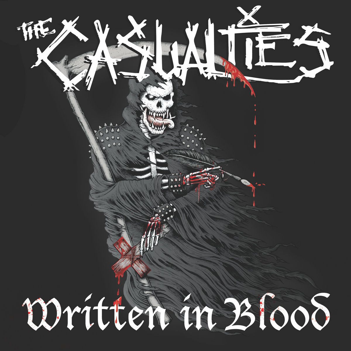 The Casualties – Written In Blood (White Vinyl) (2018)