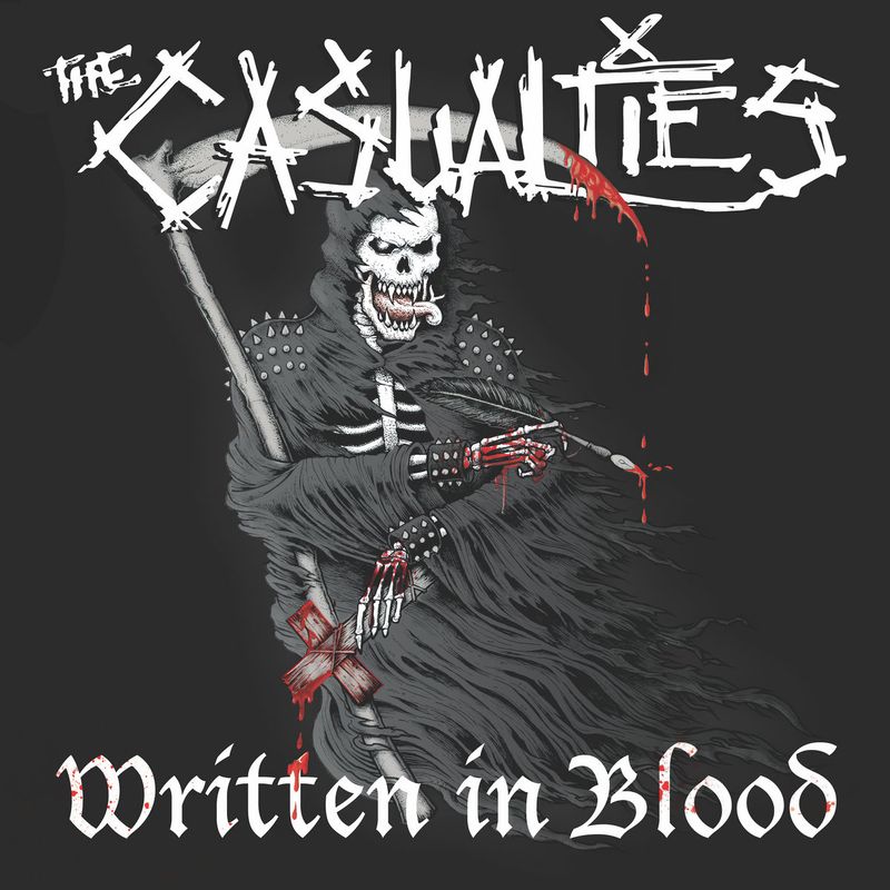 The Casualties – Written In Blood (White Vinyl) (2018)