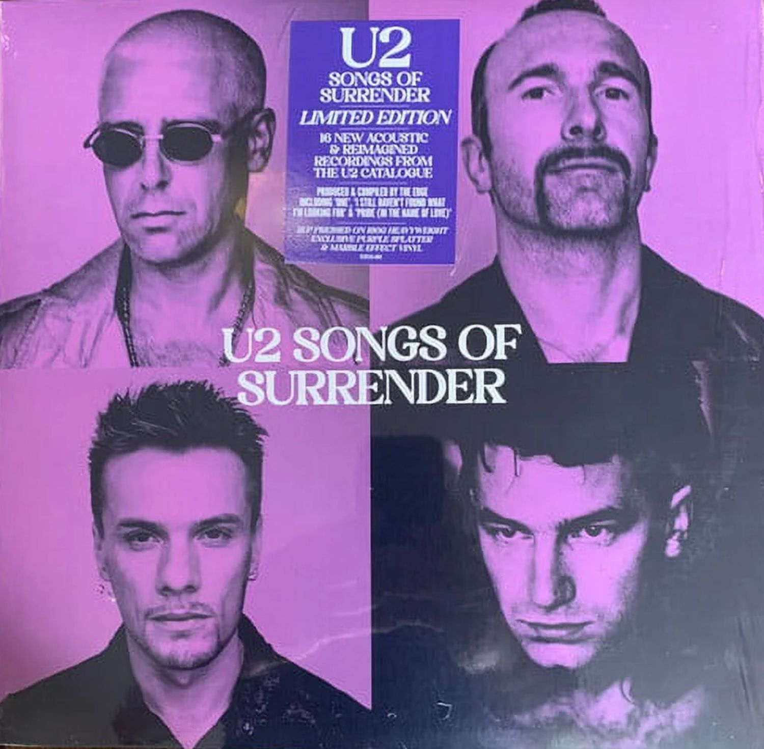 U2 – Songs Of Surrender (2LP Purple Vinyl) (2023)
