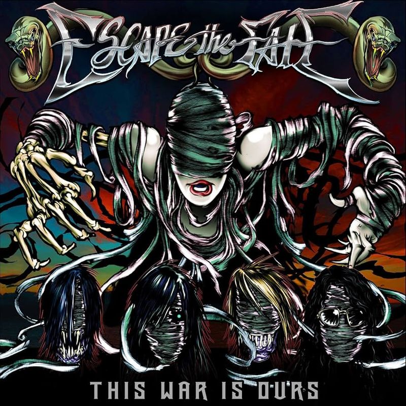 Escape The Fate – This War Is Ours (White with Red &amp; Green Splatter Vinyl) (2008)