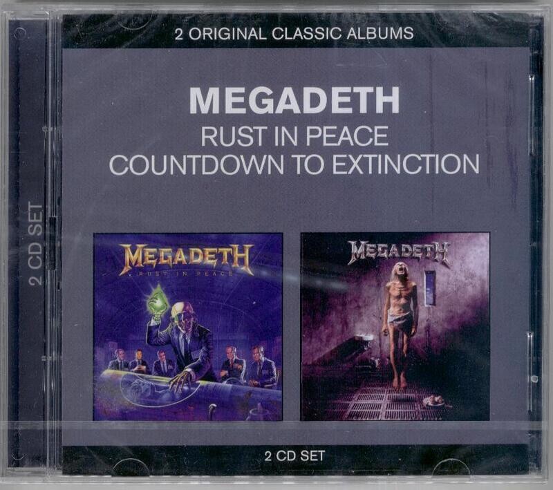 Megadeth - Rust In Peace / Countdown To Extinction (2CD) (2014)
