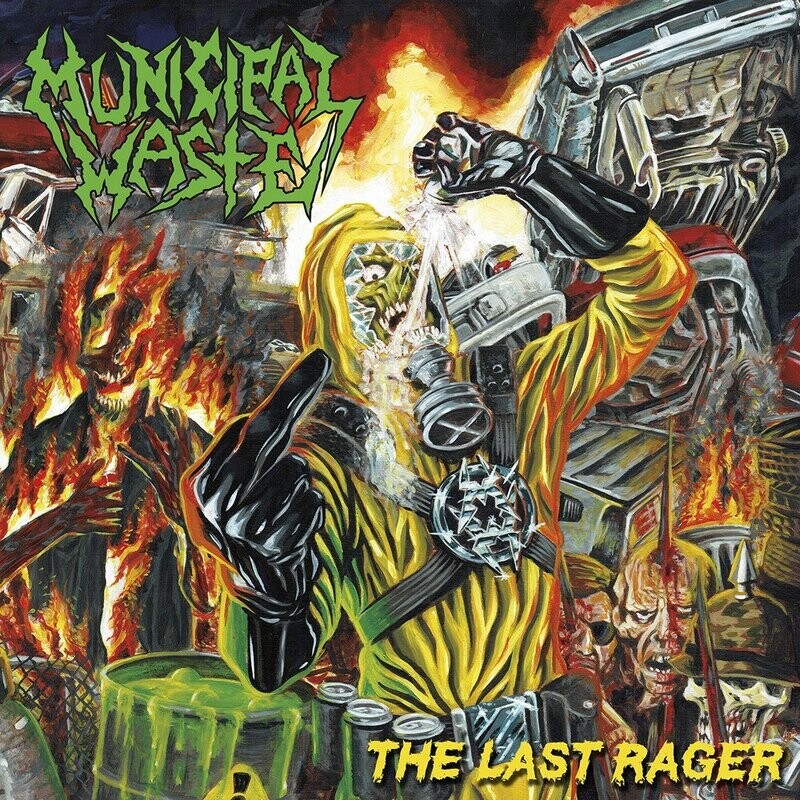 Municipal Waste - The Last Rager (EP) (Yellow &amp; Green Swirl with Black Splatter) (2019)
