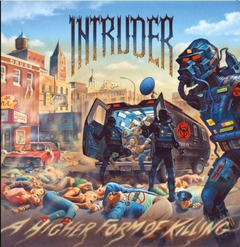 Intruder – A Higher Form Of Killing (Blue Splatter Vinyl) (1989)