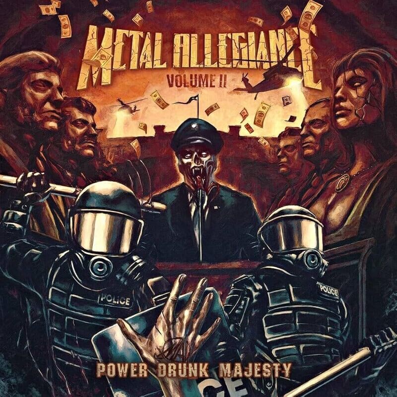 Metal Allegiance – Volume II: Power Drunk Majesty (2LP Orange with Black Splatter Vinyl) (2018)