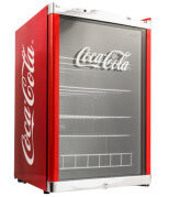 SAMPLE. example of a factory branded 1/2 glass door counter top beverage cooler, order your own brand or logo from the factory.