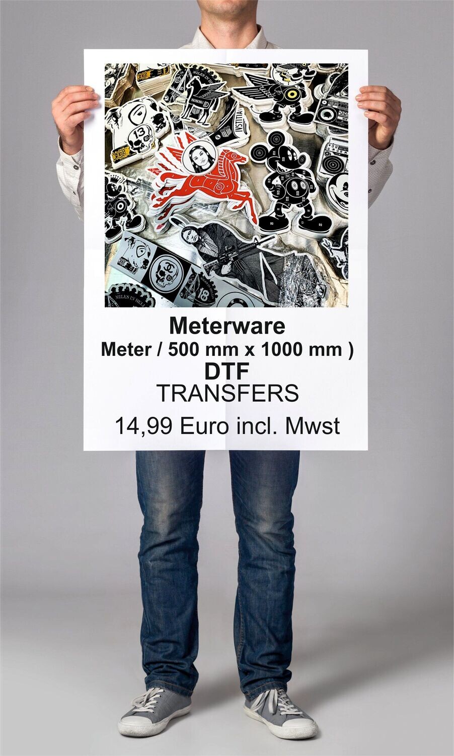 DTF TRANSFER
ab 1 Meter (Meterware)