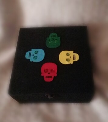 Elemental Skull Storage Box