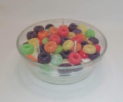 Colourful Cereal Candle