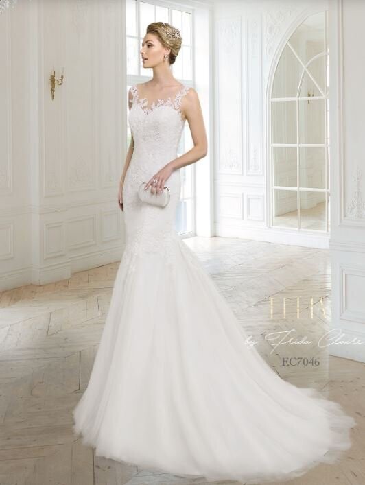 Brautkleid von Frida Claire in Gr. 38 ( Nr. 7046)