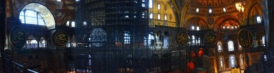 Hagia Sophia Interior Panorama Photo
