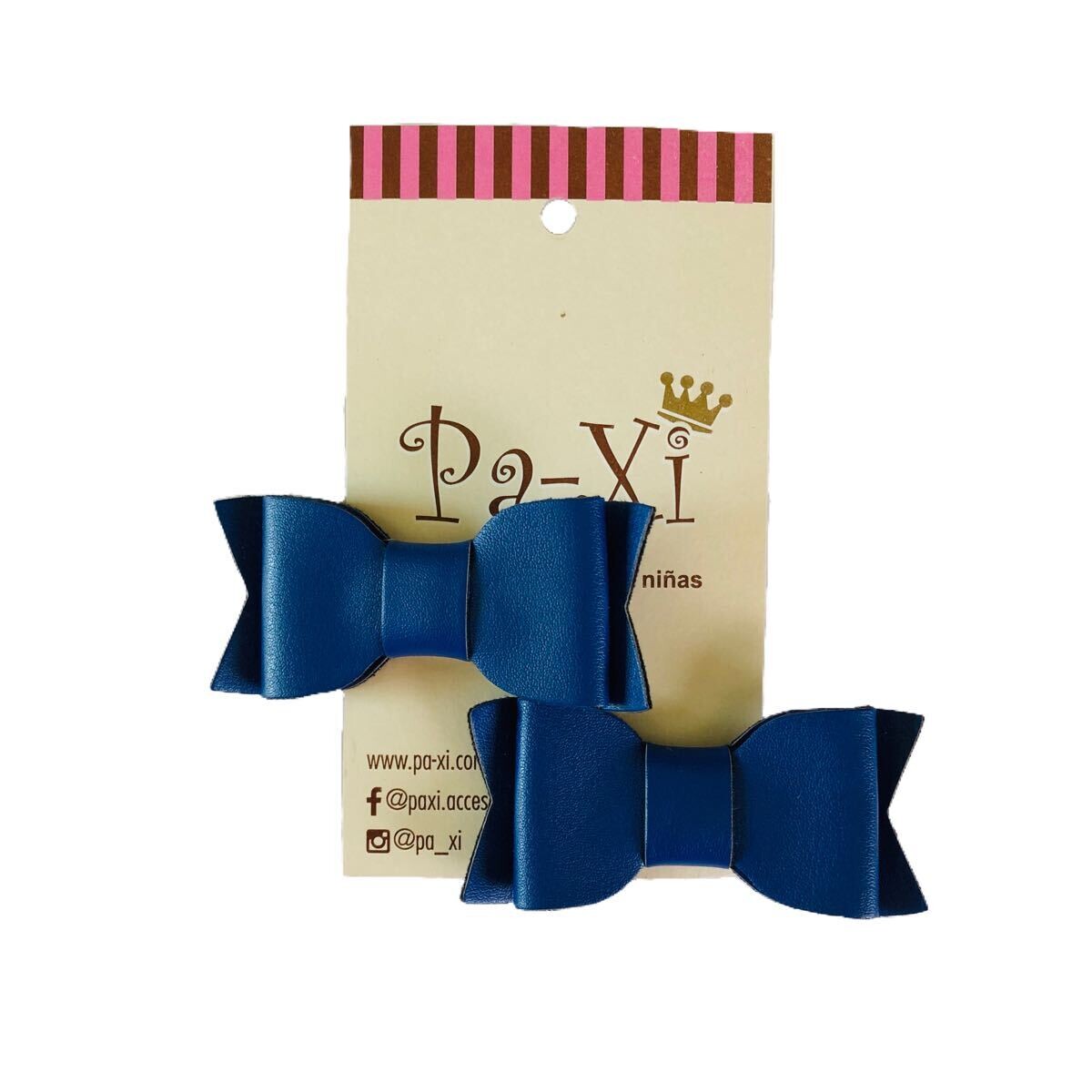 Par de Moñitos (V) Azul Rey