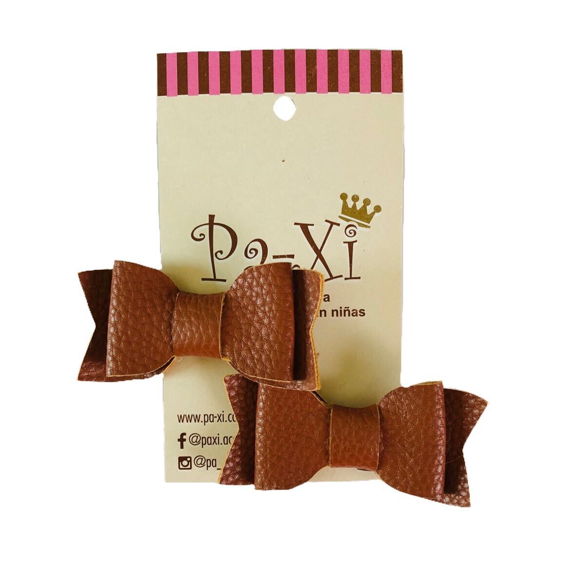 Par de Moñitos (V) Café