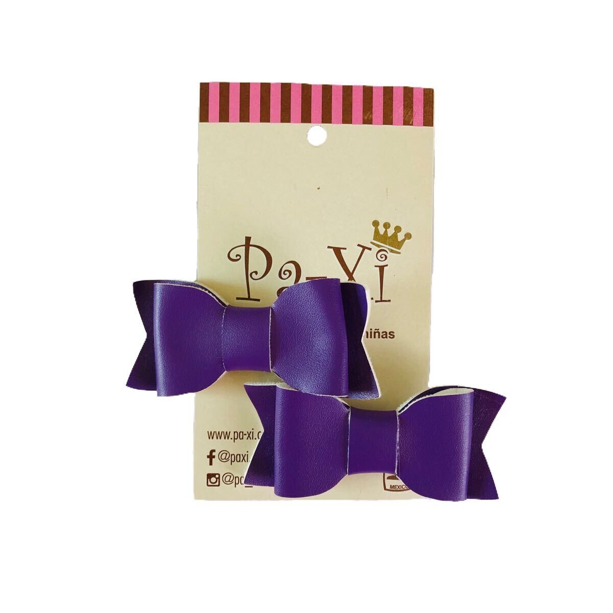 Par de Moñitos (V) Morado