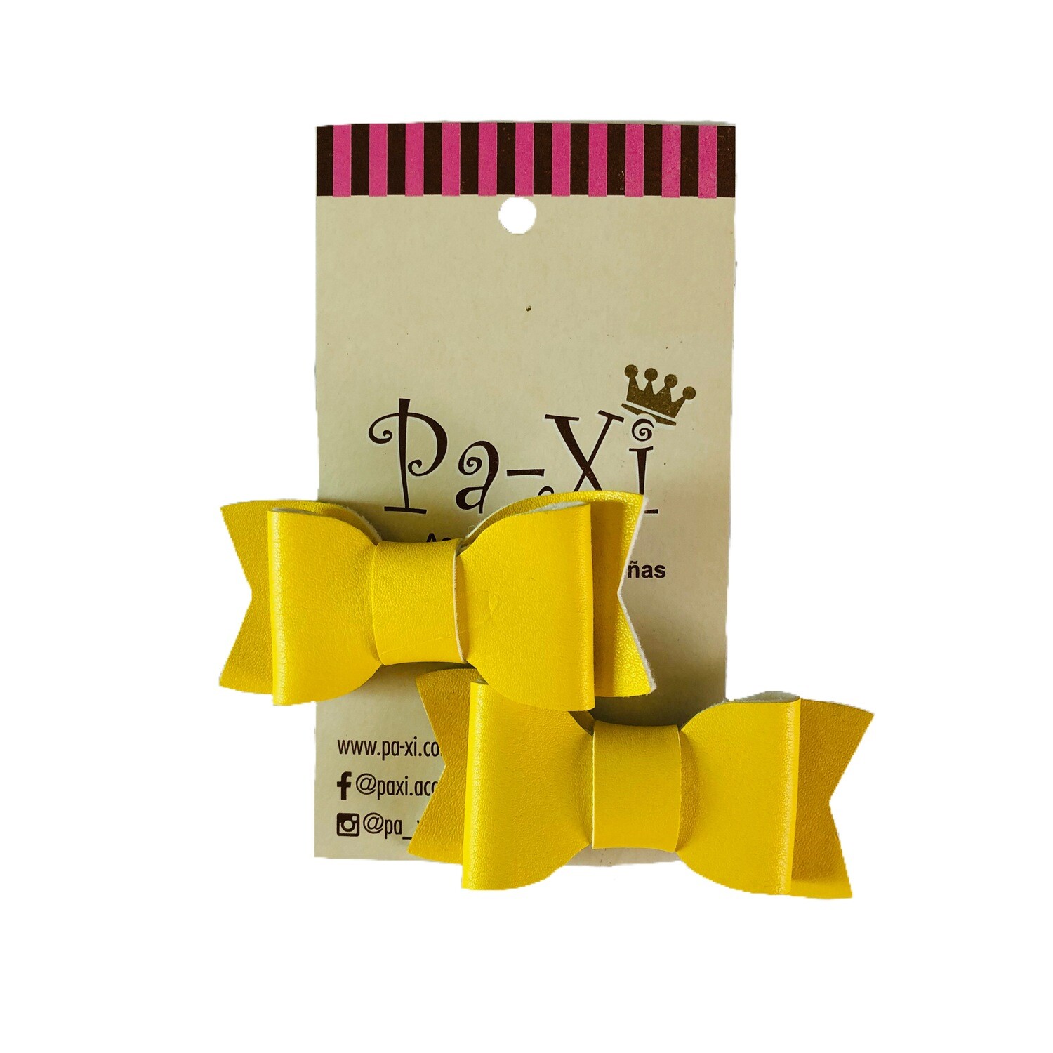 Par de Moñitos (V) Amarillo