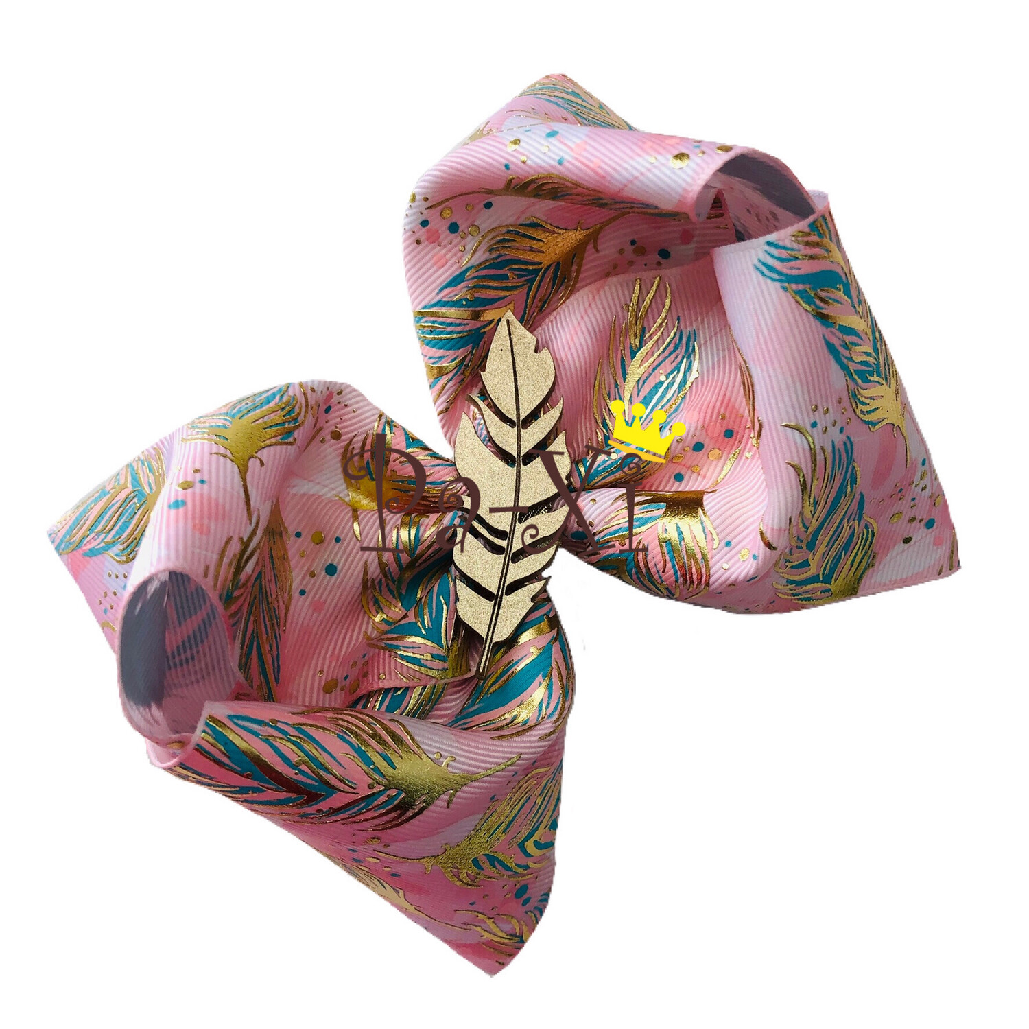 MaxiMoño HEC Plumas Oro Rosa