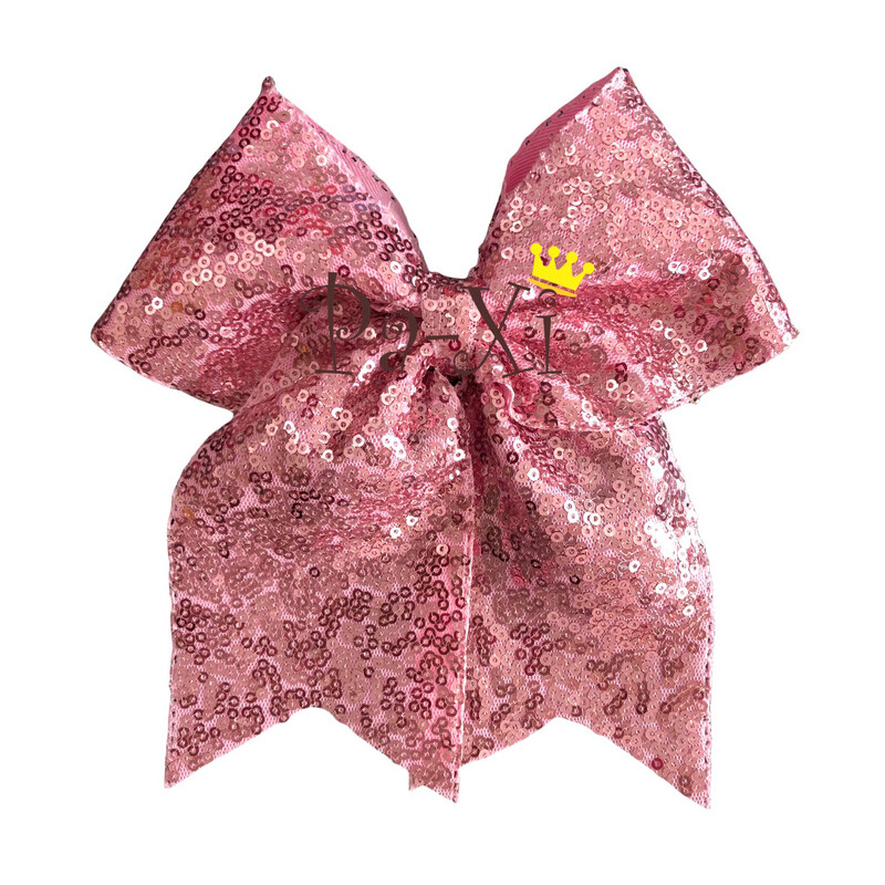 MaxiLazo Lentejuelas Rosa Pastel