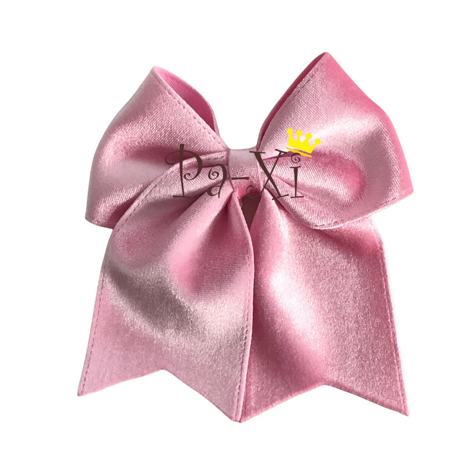 MaxiLazo Terciopelo Rosa Claro
