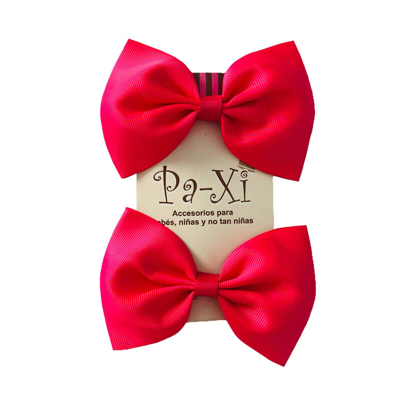 Par de Moños Básicos Fiusha